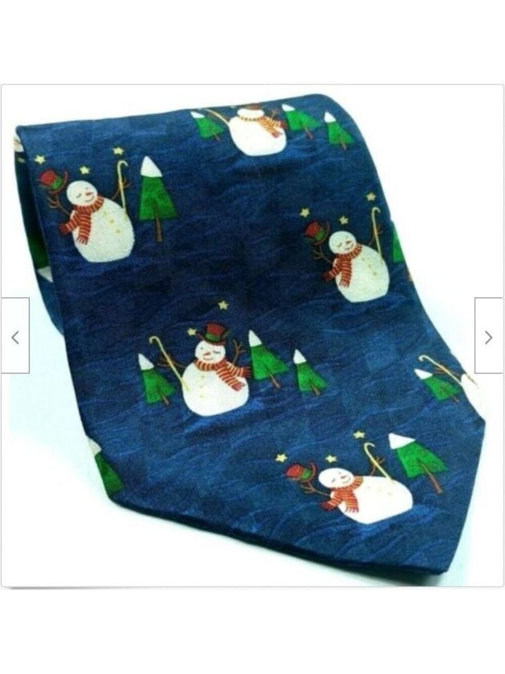 Hallmark Snowman Christmas Holiday Tie